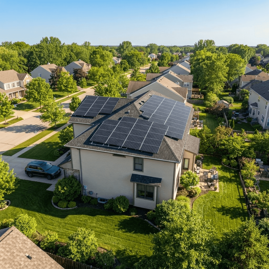 How many solar panels does it take to power a house?