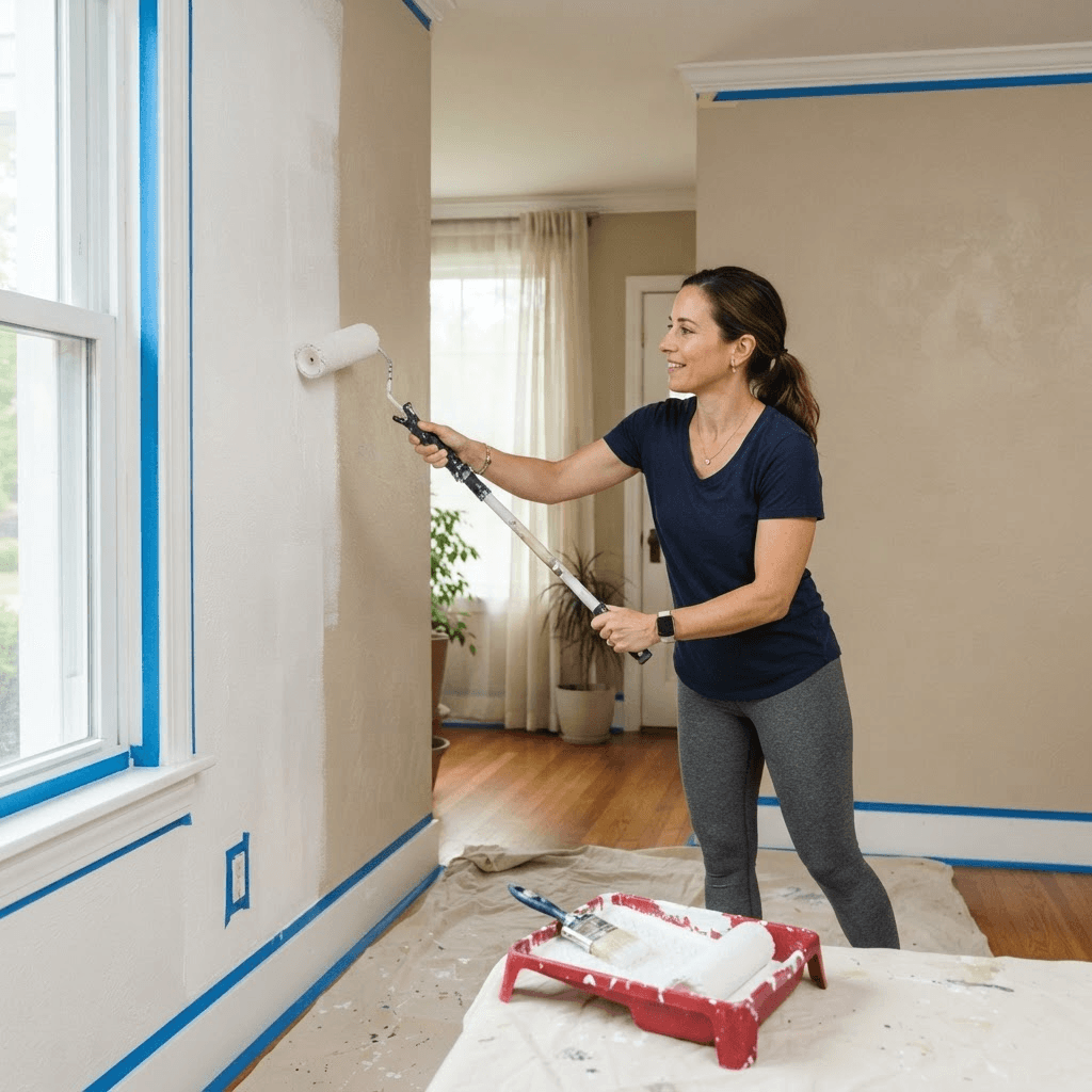 How to Paint a Room (Exterior, Kitchen, and Cabinet Painting)