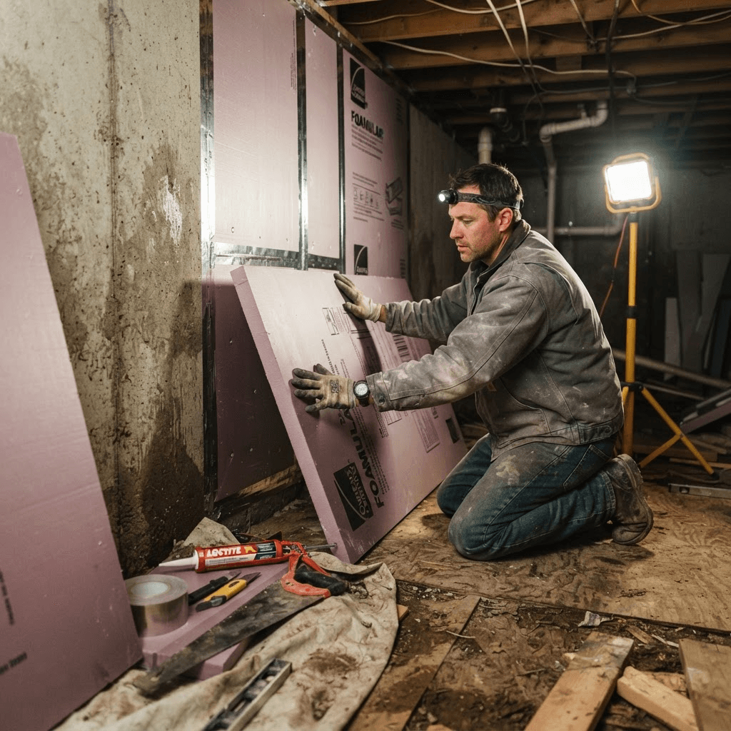 How to Improve Home Insulation (Crawl Space and Foam Board Insulation)