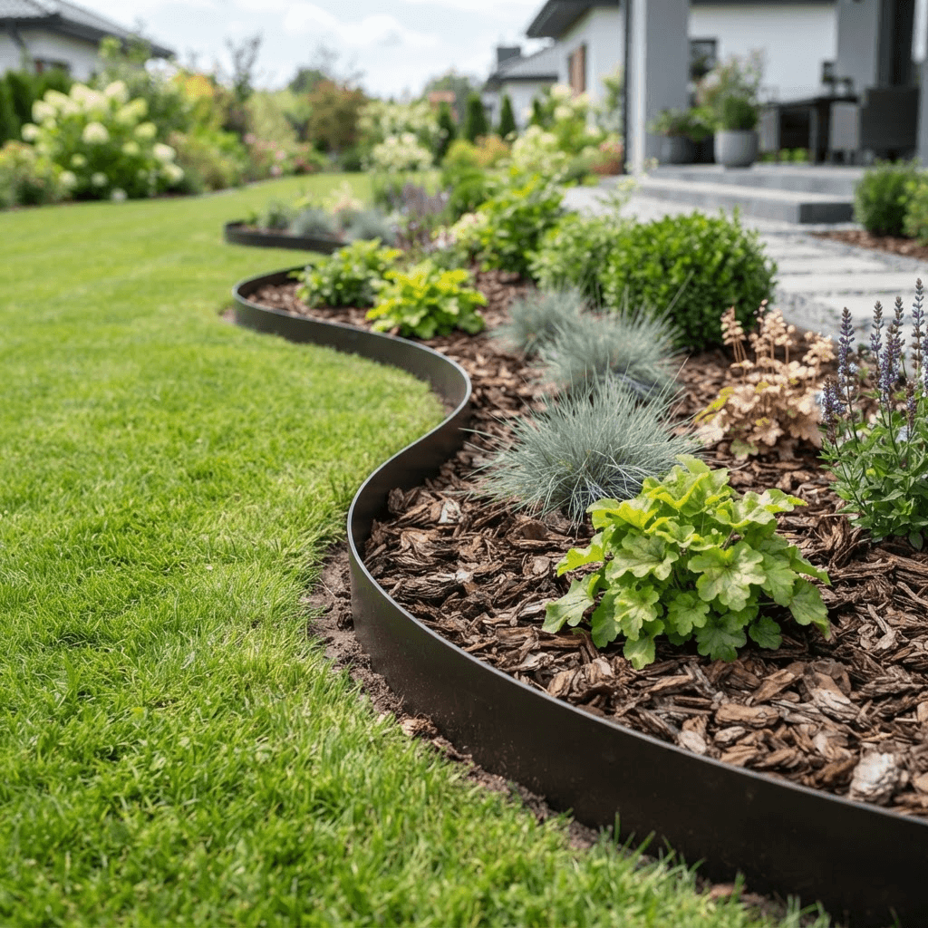 Metal Landscape Edging (How to Border Your Garden)