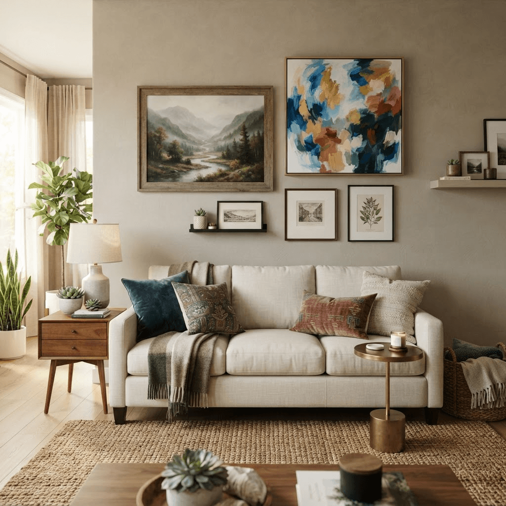 Wall Art for Landscape and Abstract Paintings
